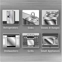 Weinman® Stainless Steel Wipes, 7" x 8", 30 Wipes/Canister, 4 Canisters/Case 14 Weinman® Stainless Steel Wipes, 7" x 8", 30 Wipes/Canister, 4 Canisters/Case -Cleaning Chemicals & Lubricants Shop WMN92CT 04