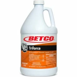 Betco Triforce Disinfectant, 4/Case -1 Gallon Bottle, Fresh, Orange - 3330400