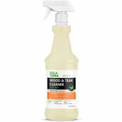 ZolaTerra® Teak & Wood Cleaner, 32 oz. Trigger Bottle, 6 Bottles