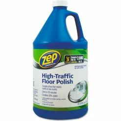 Zep® Commercial High Traffic Floor Polish, 1 Gallon Bottle - ZUHTFF128EA