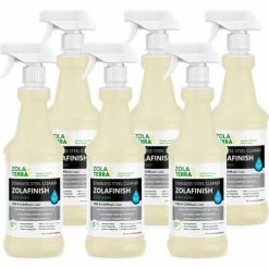 ZolaTerra® Stainless Steel Cleaner For Commercial Kitchens, 32 oz. Sprayer Kit, 6 Bottles