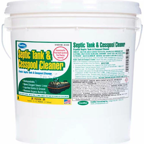 Comstar Septic Tank & Cesspool Cleaner, 17 lb. Pail - 30-650 3 Comstar Septic Tank & Cesspool Cleaner, 17 lb. Pail - 30-650