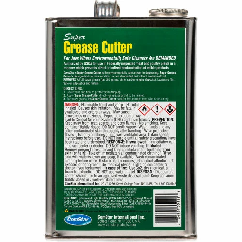 ComStar Super Grease Cutter 1 Gallon 5 ComStar Super Grease Cutter 1 Gallon - Image 3